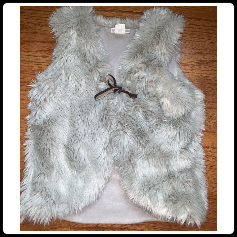 Restoration Hardware RH baby Faux Fur Vest 4-6T